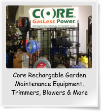 Core Rechargable Garden Maintenance Equipment. Trimmers, Blowers & More